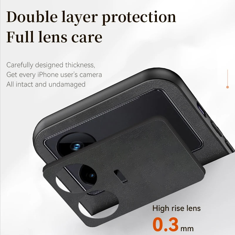 For OPPO Realme GT Neo 5 SE Case Leather Shockproof Phone Case for Realme GT Neo 5SE Neo5 SE Soft TPU Frame Protect Back Cover