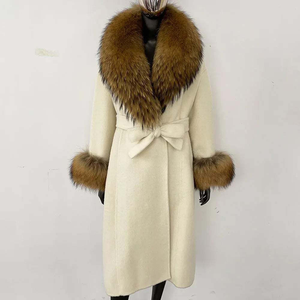 Woolen Fur Coat