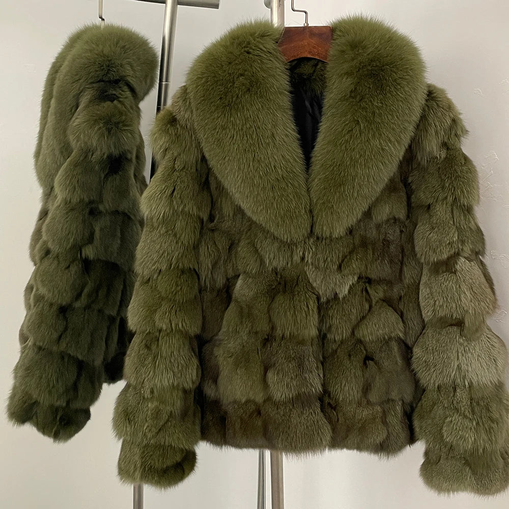 Natural Fox Jacket
