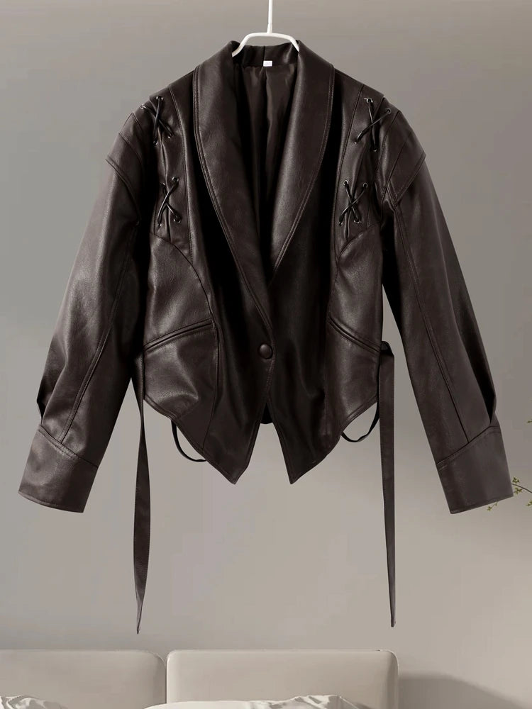 Leather Bomber Jacket