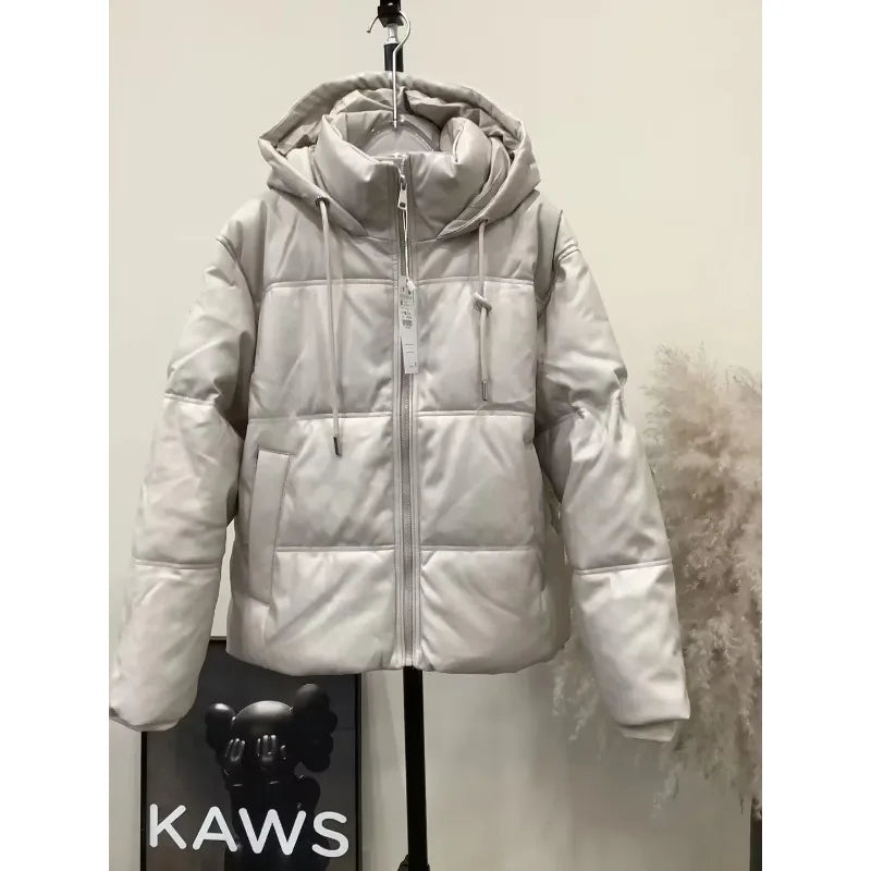 Cold Leather Parka