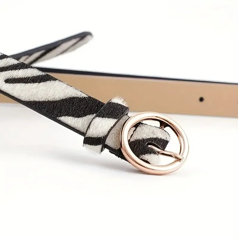 Leopard and Snake Print Belt
