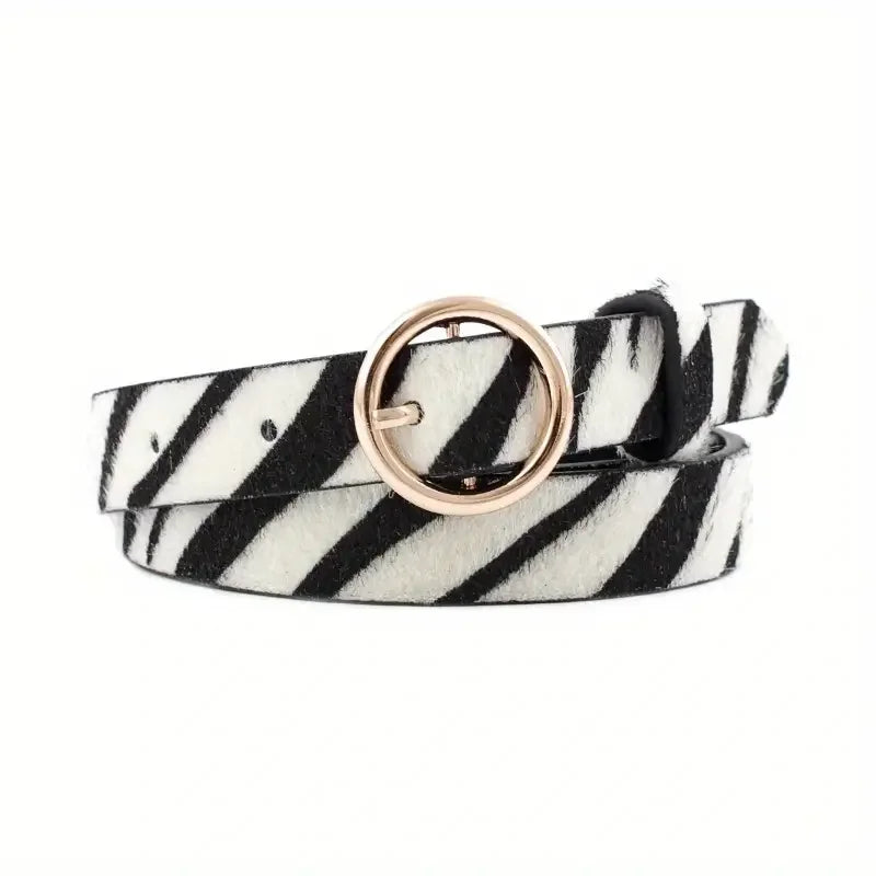 Leopard and Snake Print Belt