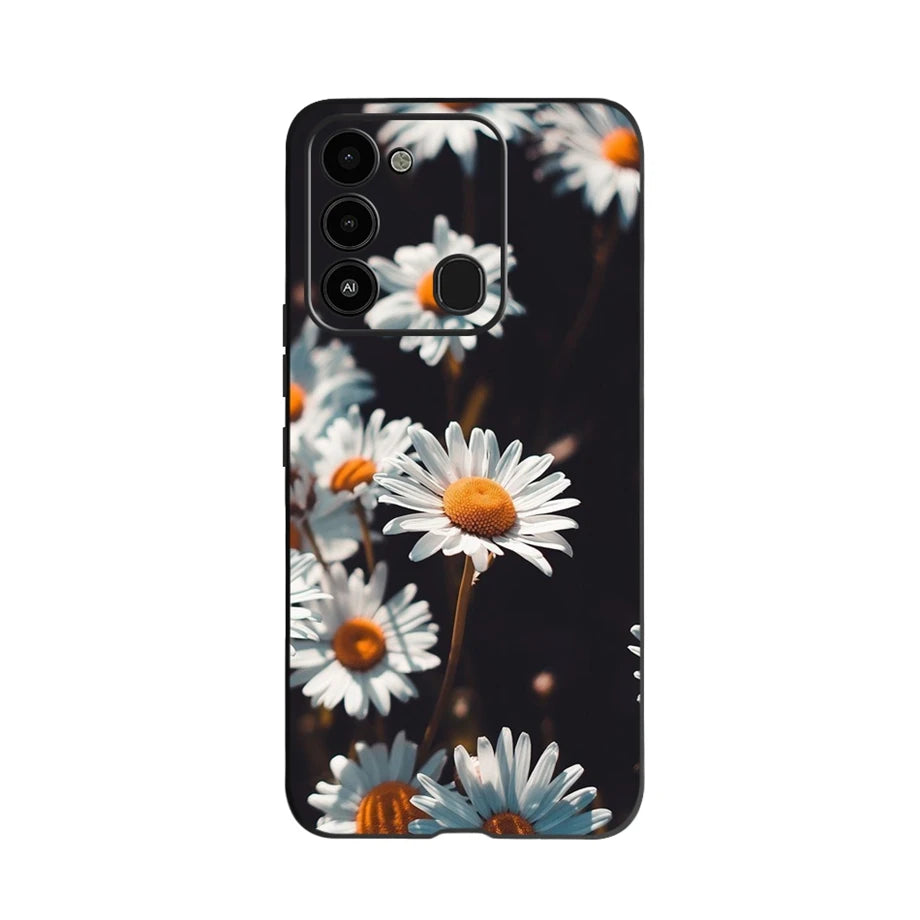 For Tecno Spark 8 Case Soft Silicone Back Case for Tecno Spark 8C Spark8 KG6 Fundas Case Phone Cover Spark 8T Coque