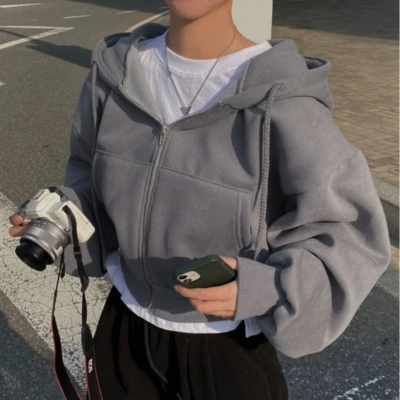Y2K Crop Hoodie