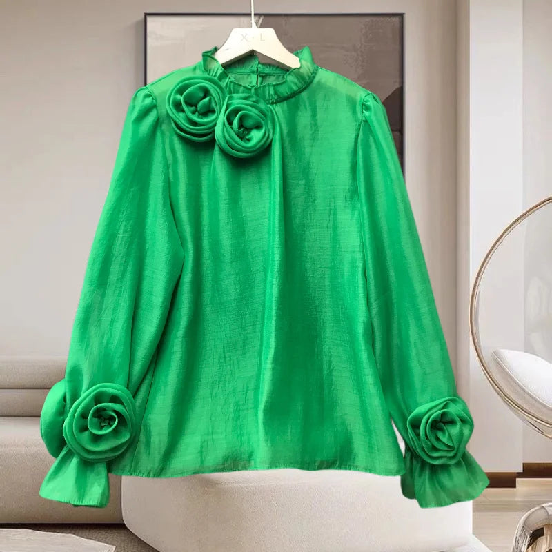 French Flower Blouse