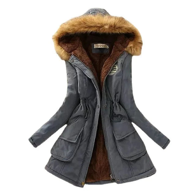 Embroidery Hooded Jacket
