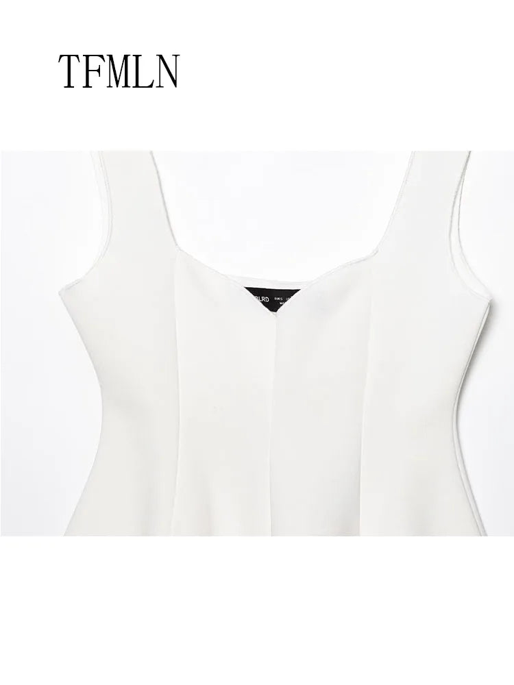 Solid Skirt Hem Top