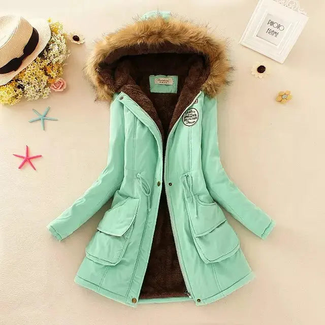 Embroidery Hooded Jacket