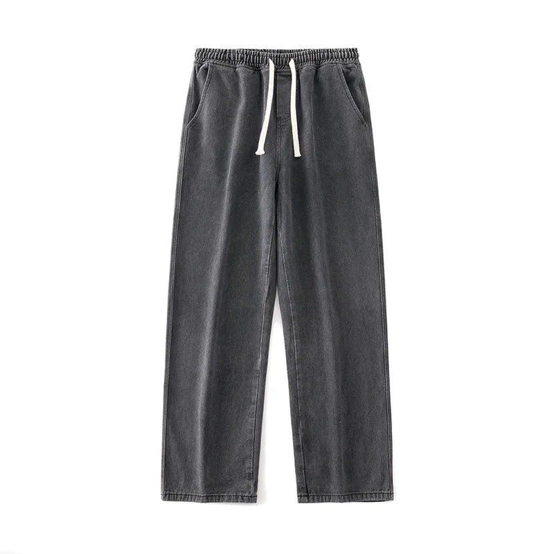 Dragging Loose Jeans