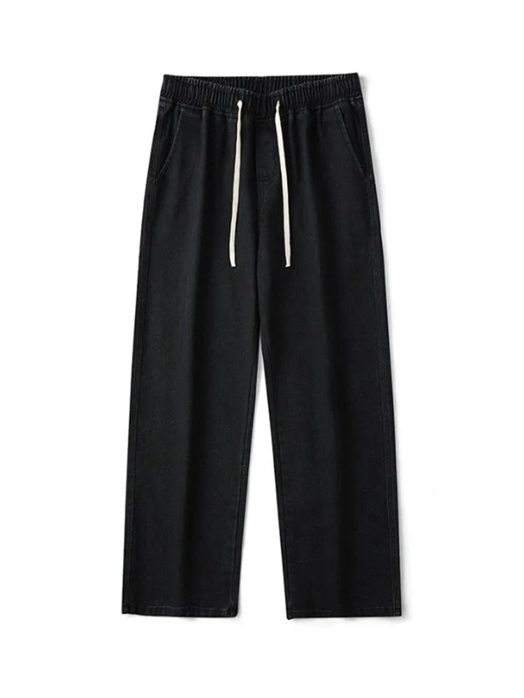 Dragging Loose Jeans