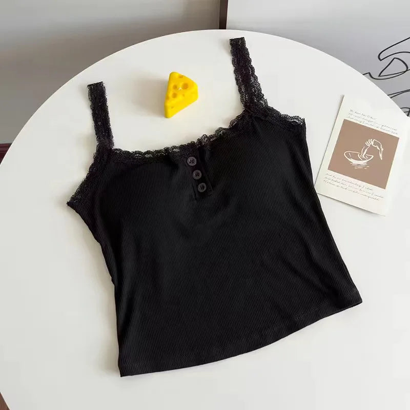 Lace Cropped Top