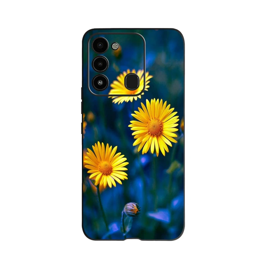 For Tecno Spark 8 Case Soft Silicone Back Case for Tecno Spark 8C Spark8 KG6 Fundas Case Phone Cover Spark 8T Coque