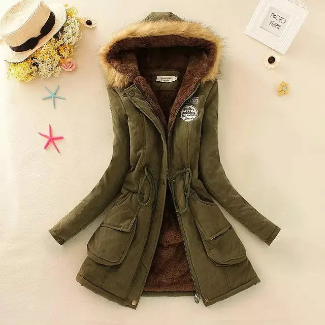 Embroidery Hooded Jacket