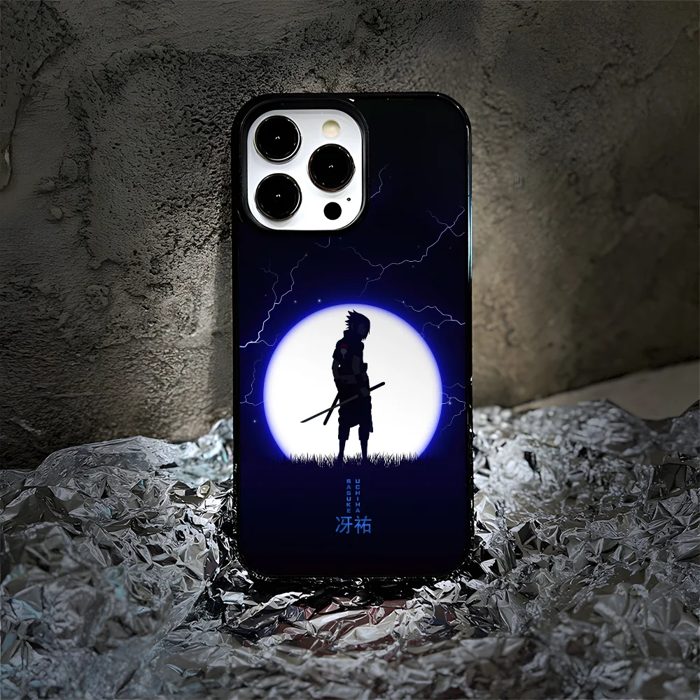 M-Minato N-Namikaze Anime Phone Case For iPhone 16 15 14 Pro Max Plus Mini Magnetic Magsafe Wireless Charging Cover