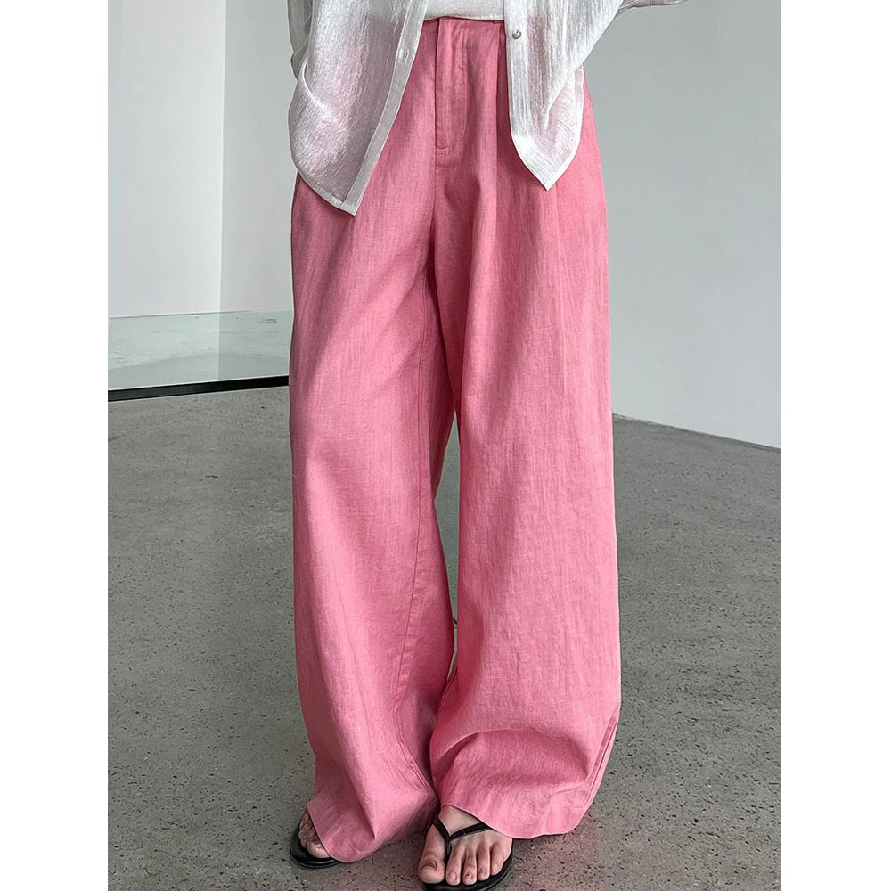 Cotton Linen Pants