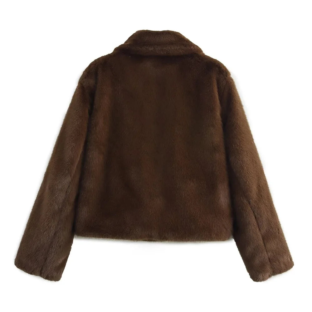 Brown Lapel Jacket