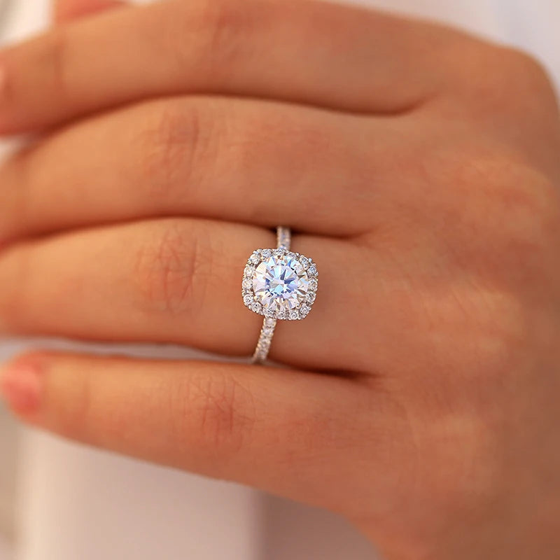 0.5-3 Carat D Real Moissanite Diamond