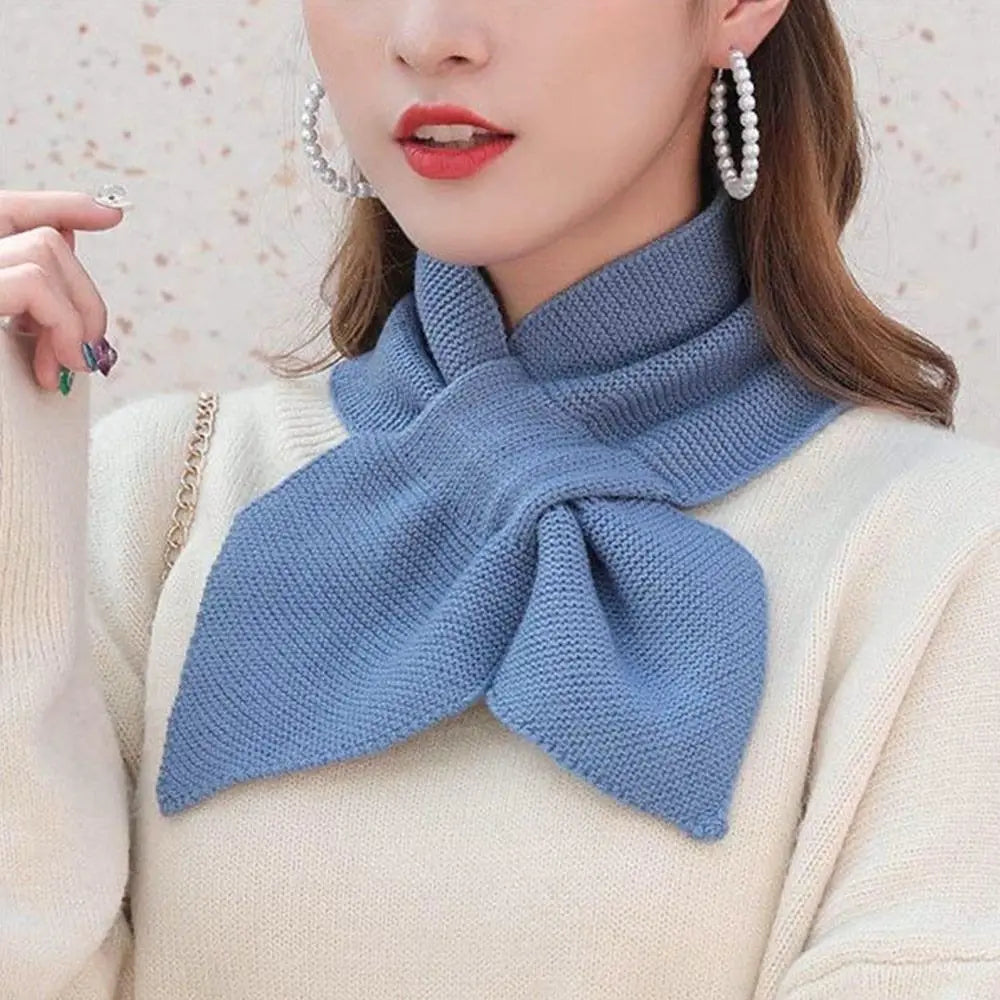 Knitted Cross Scarf