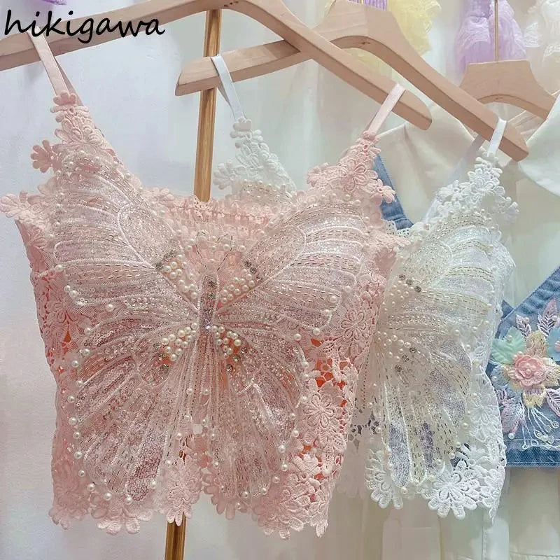 Butterfly Lace Top