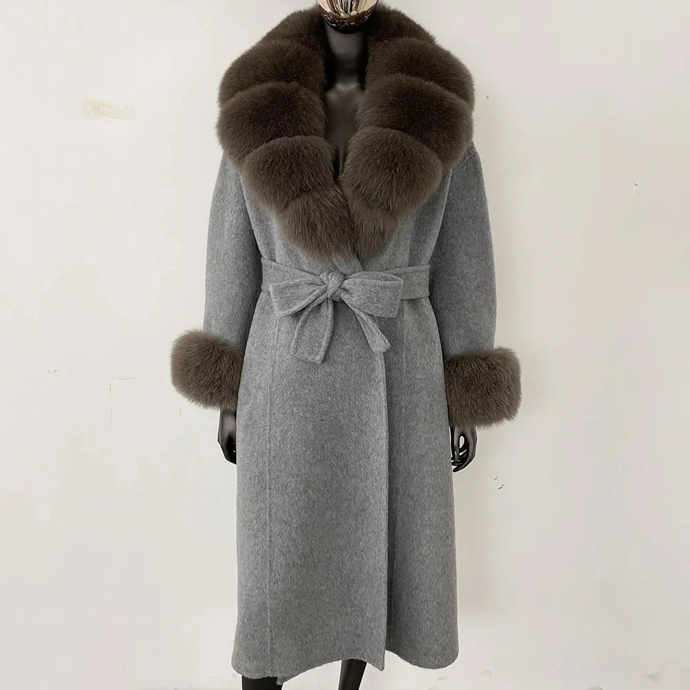 Woolen Fur Coat