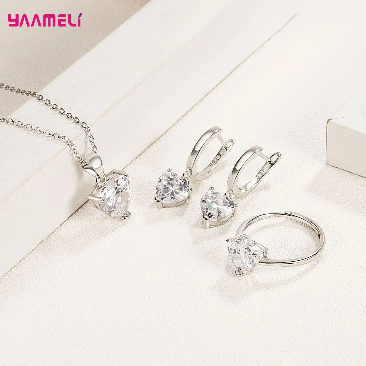 925 Sterling Silver Color Jewelry Gift Sets