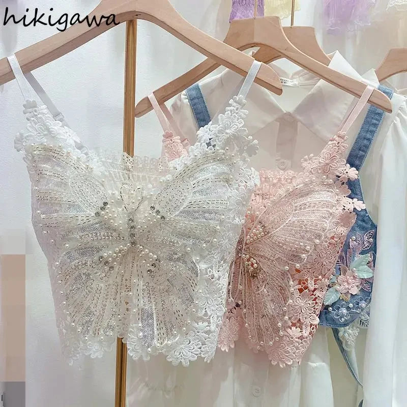 Butterfly Lace Top