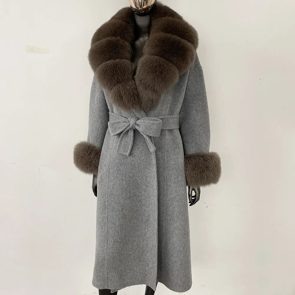 Woolen Fur Coat