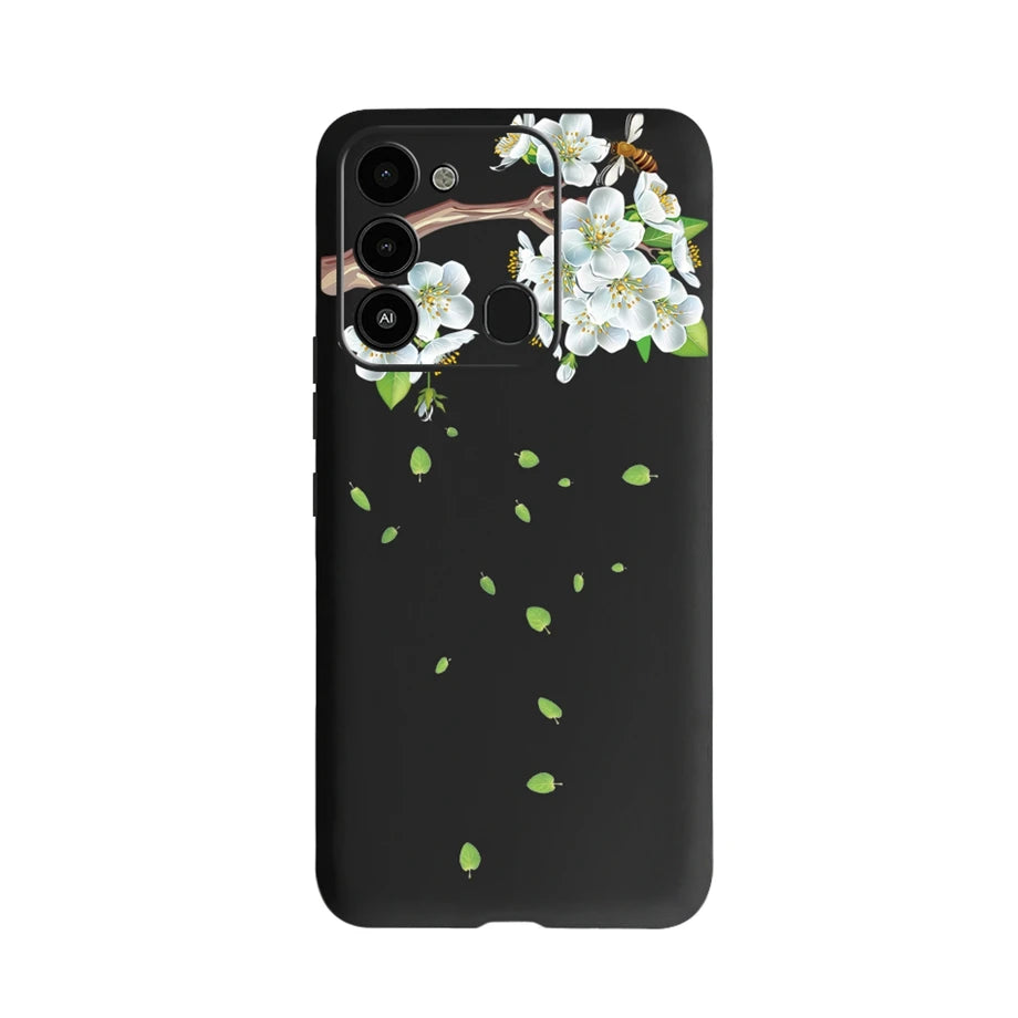 For Tecno Spark 8 Case Soft Silicone Back Case for Tecno Spark 8C Spark8 KG6 Fundas Case Phone Cover Spark 8T Coque