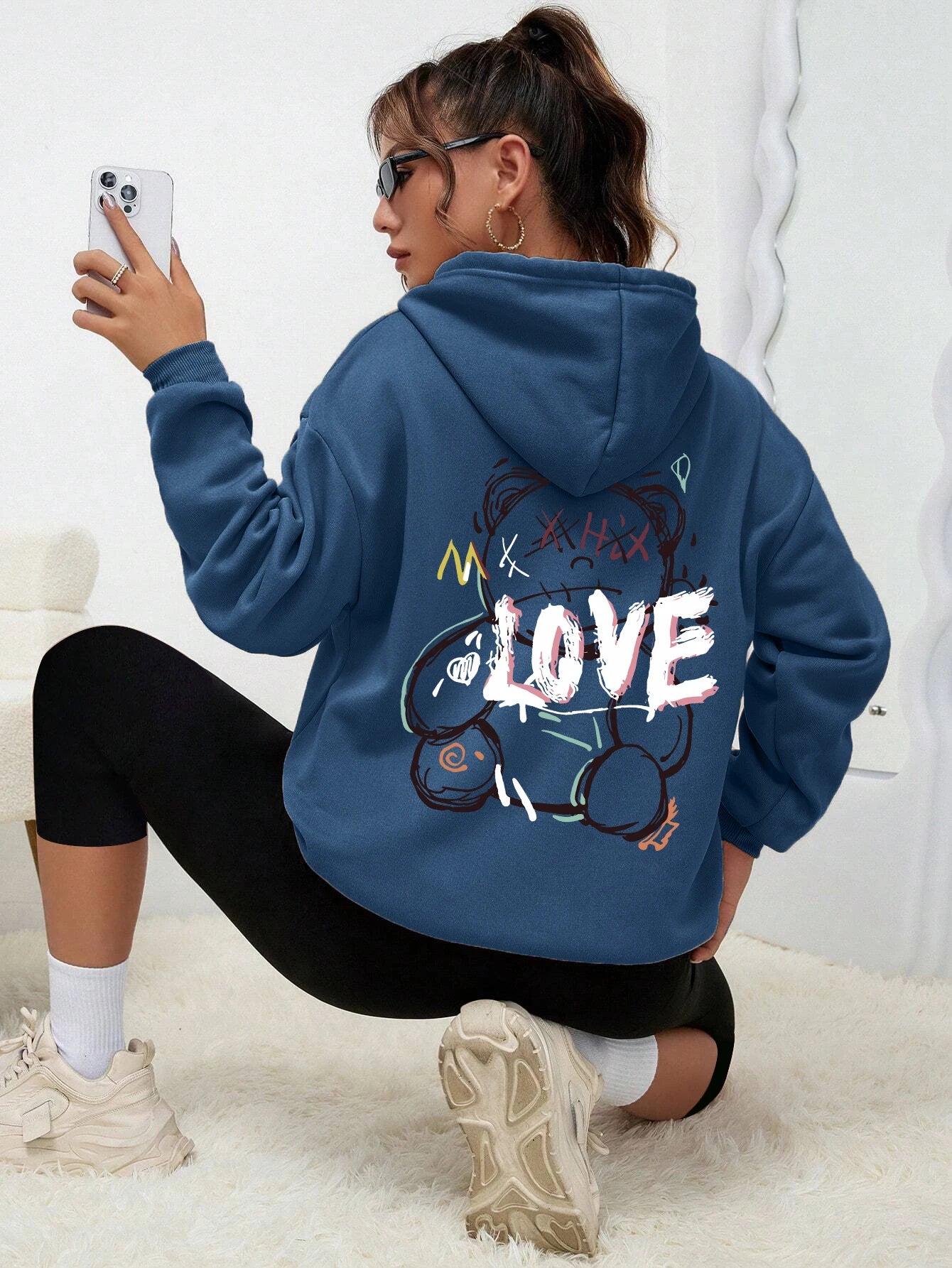 Graffiti Bear Hoodie