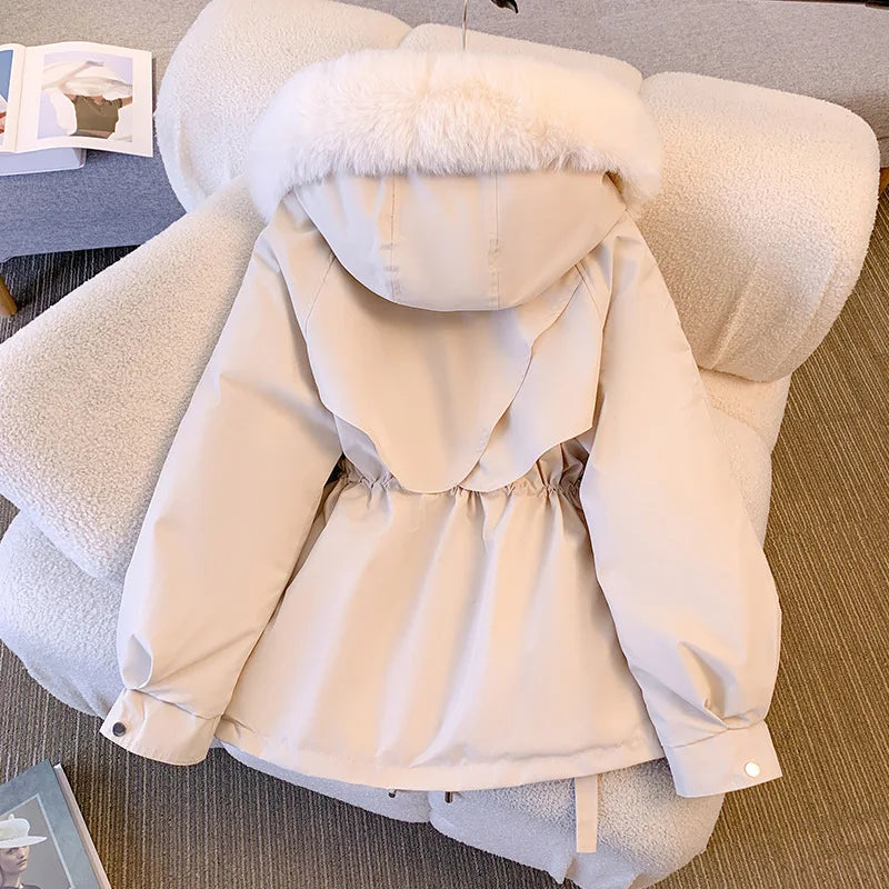 Drawstring Hood Jacket