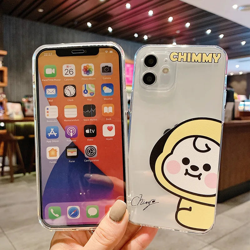 Chimmy Phone Case For iPhone 16 15 14 13 12 Pro Max 13 Mini Soft Clear Cover