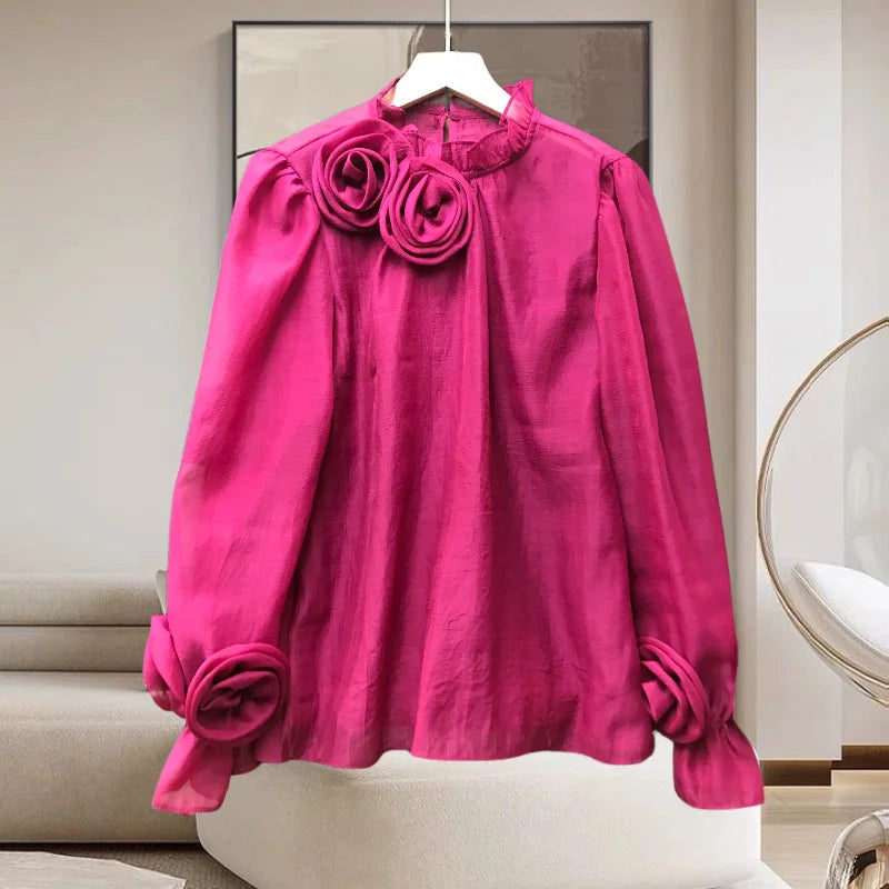 French Flower Blouse