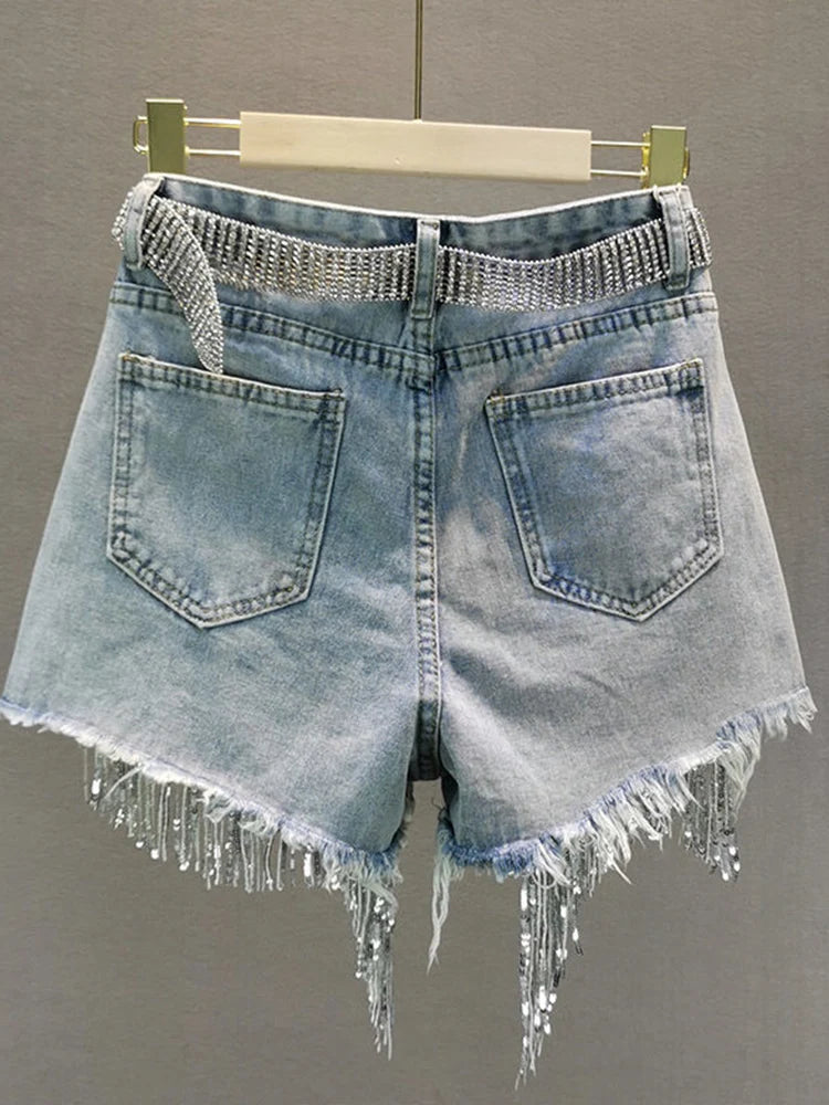 Tassel Beading Shorts