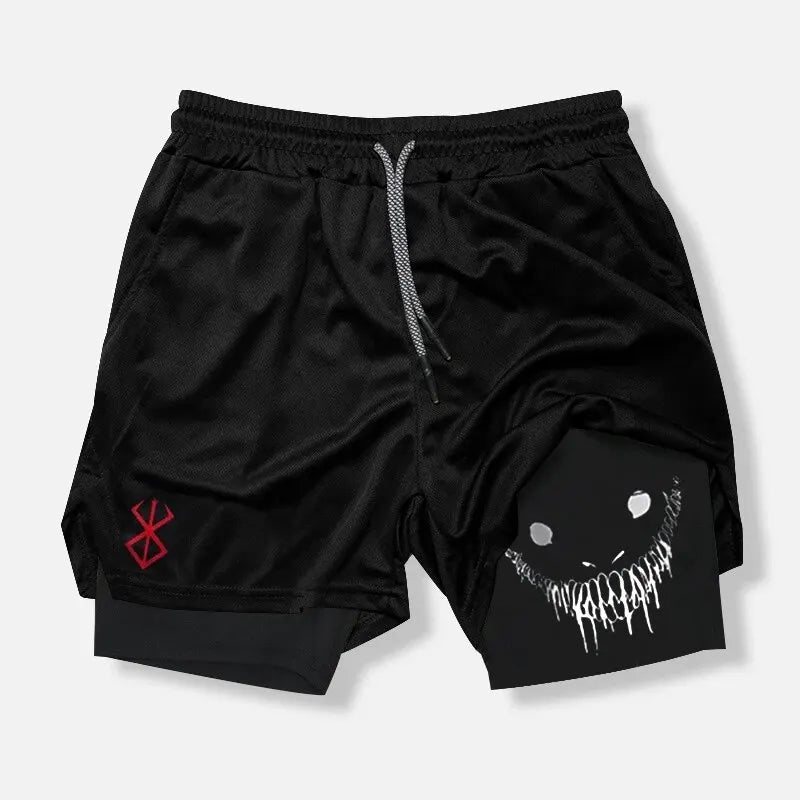 Demon Print Shorts