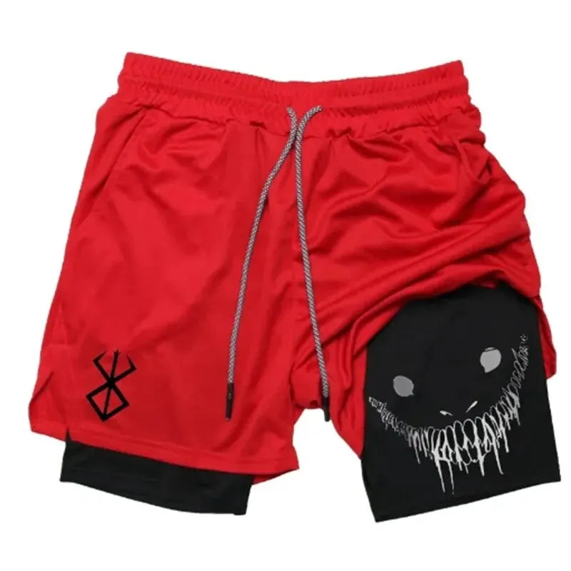 Demon Print Shorts