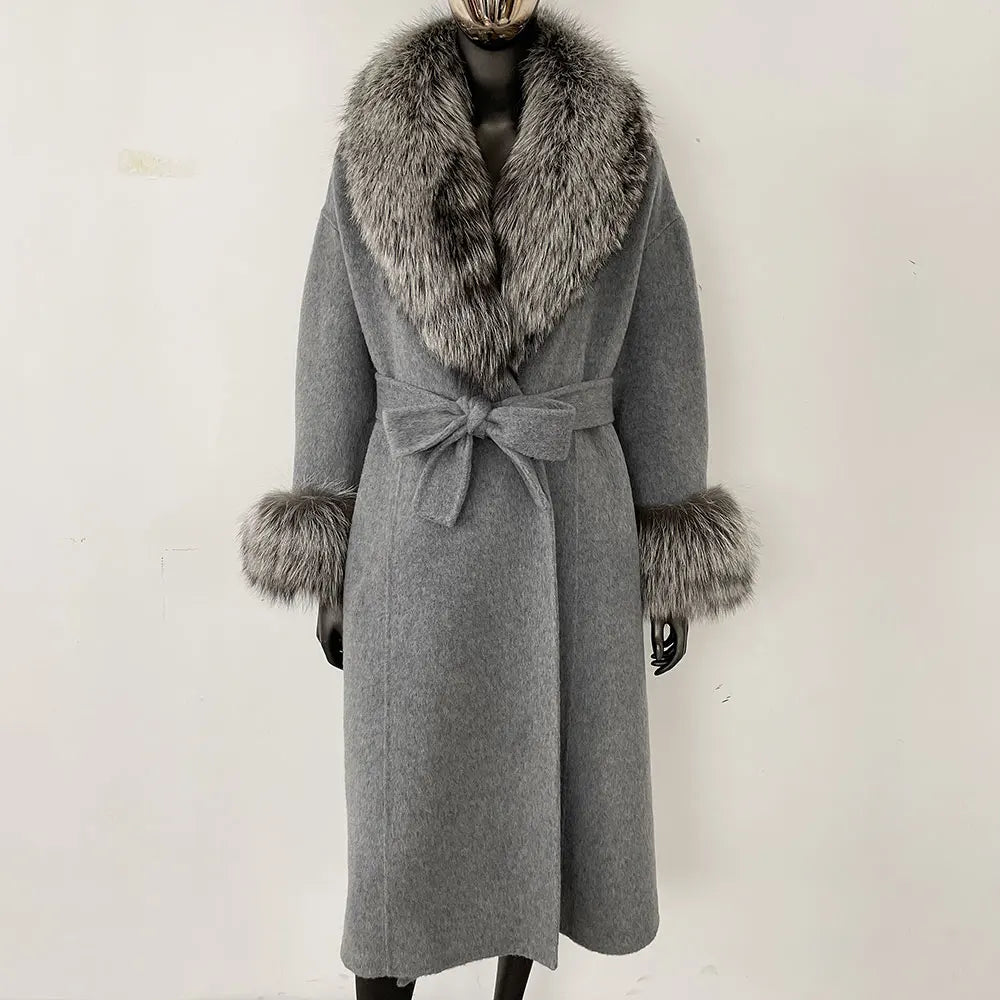 Woolen Fur Coat