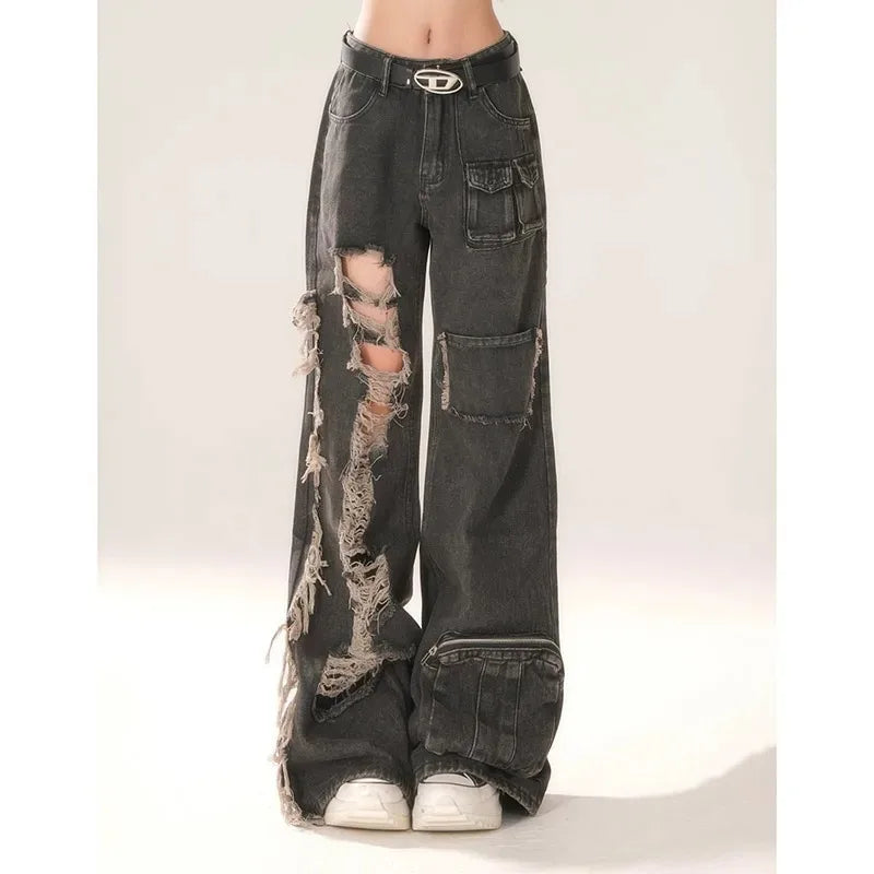 Ripped Black Jeans