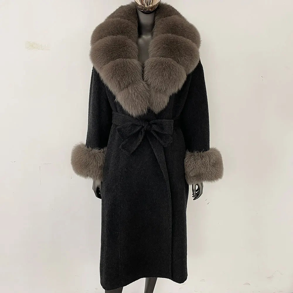 Woolen Fur Coat