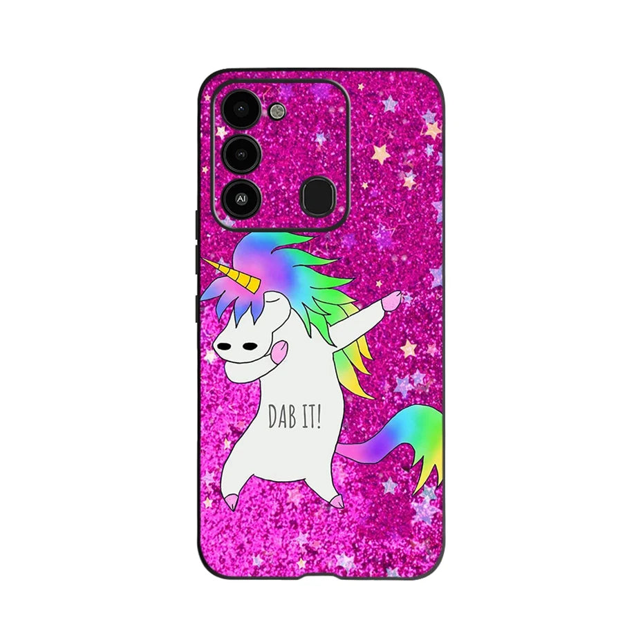 For Tecno Spark 8 Case Soft Silicone Back Case for Tecno Spark 8C Spark8 KG6 Fundas Case Phone Cover Spark 8T Coque