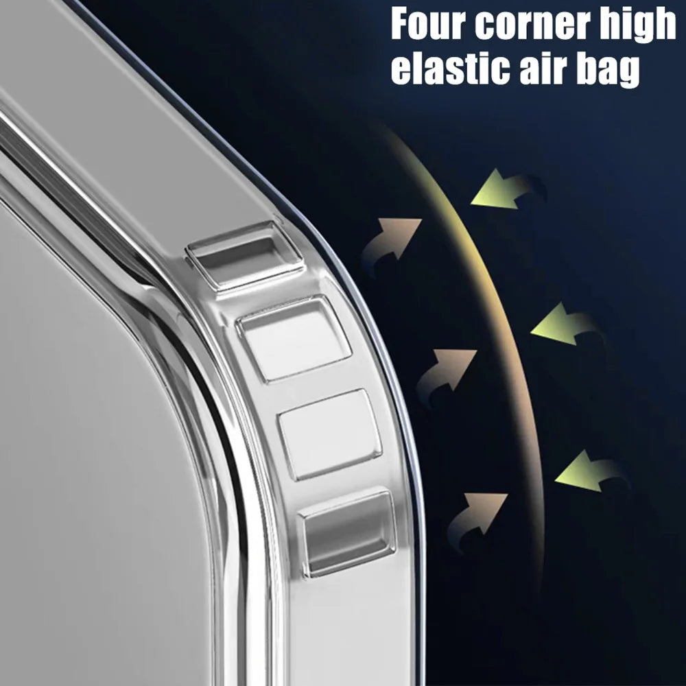 For IPhone 17 Pro Max 17 Air Magnetic Case Transparent Cases Phone Protective Covers Shock Proof Shell for IPhone 17 Accessories