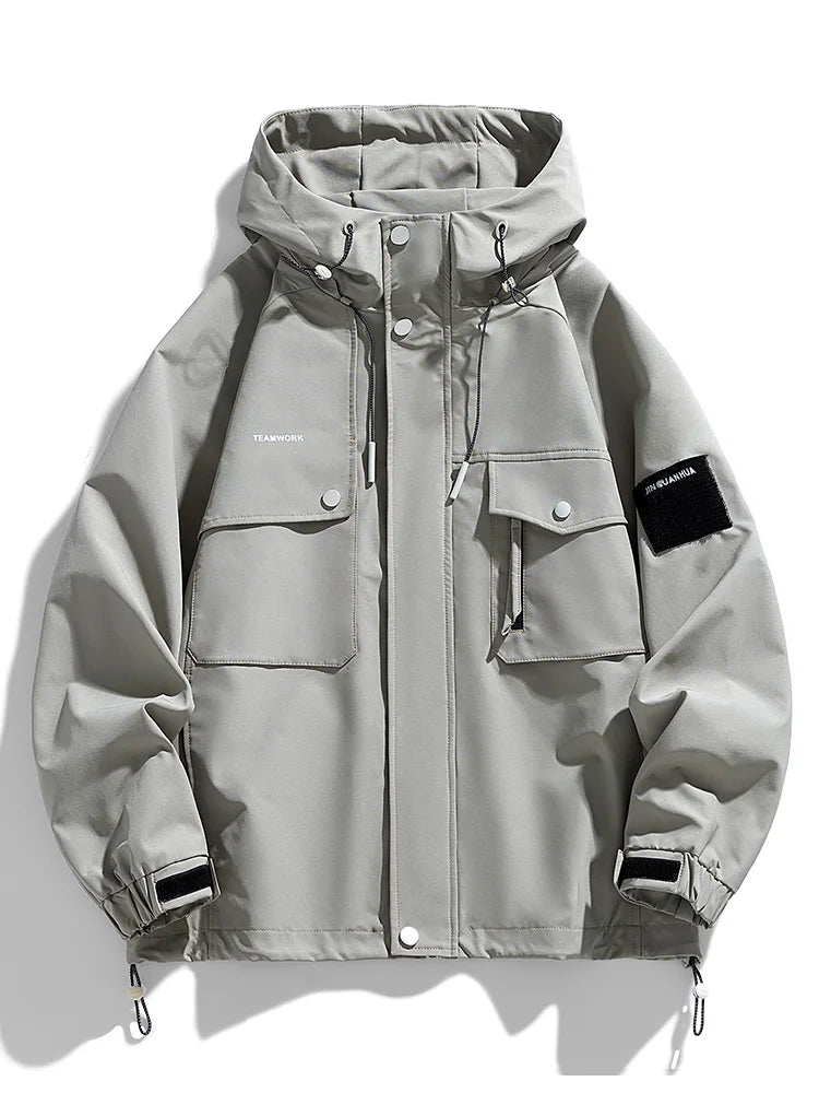 Multi-Pocket Windbreaker