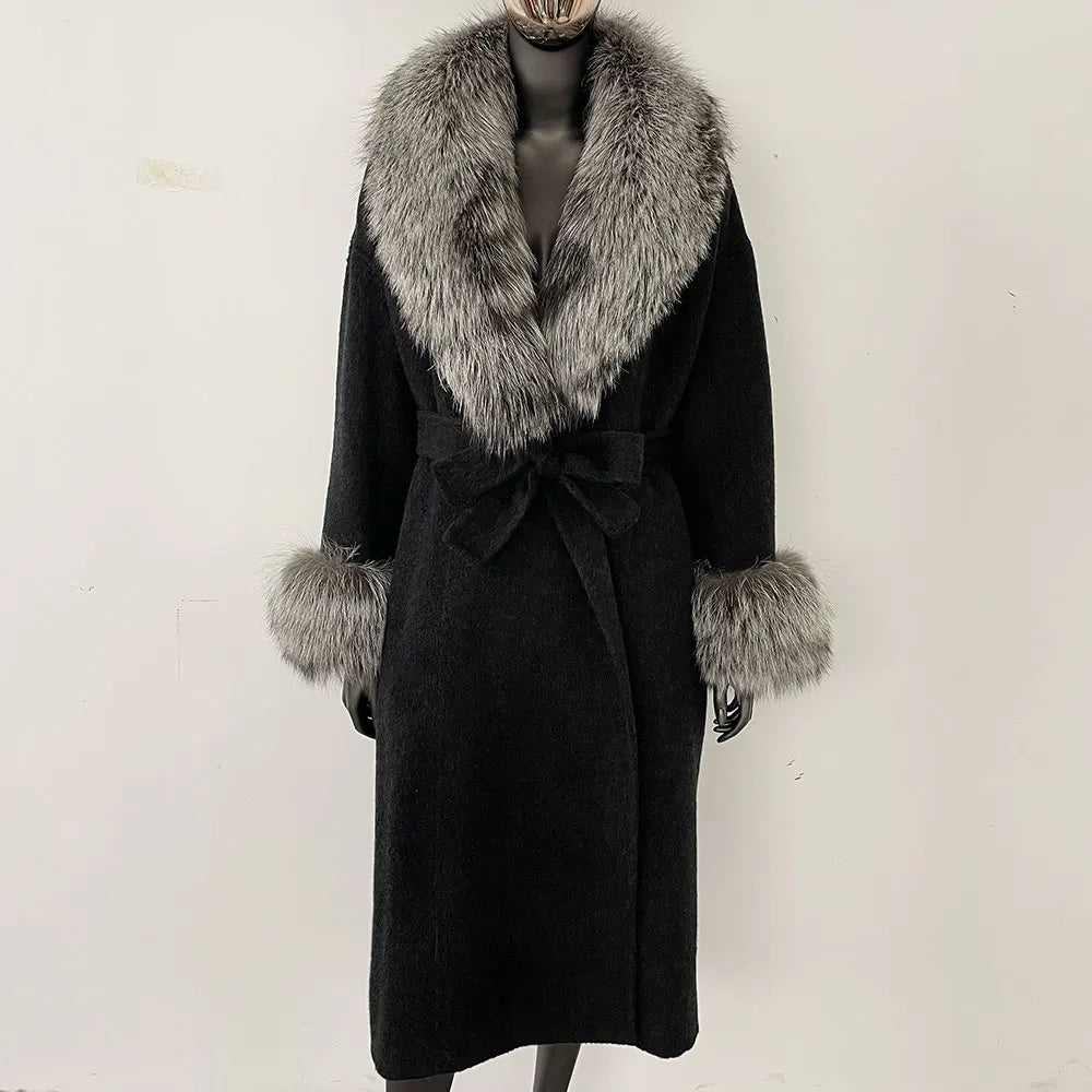 Woolen Fur Coat
