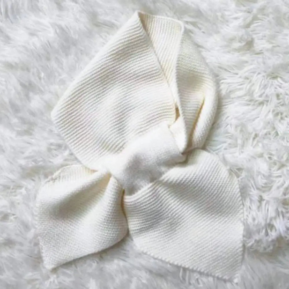 Knitted Cross Scarf