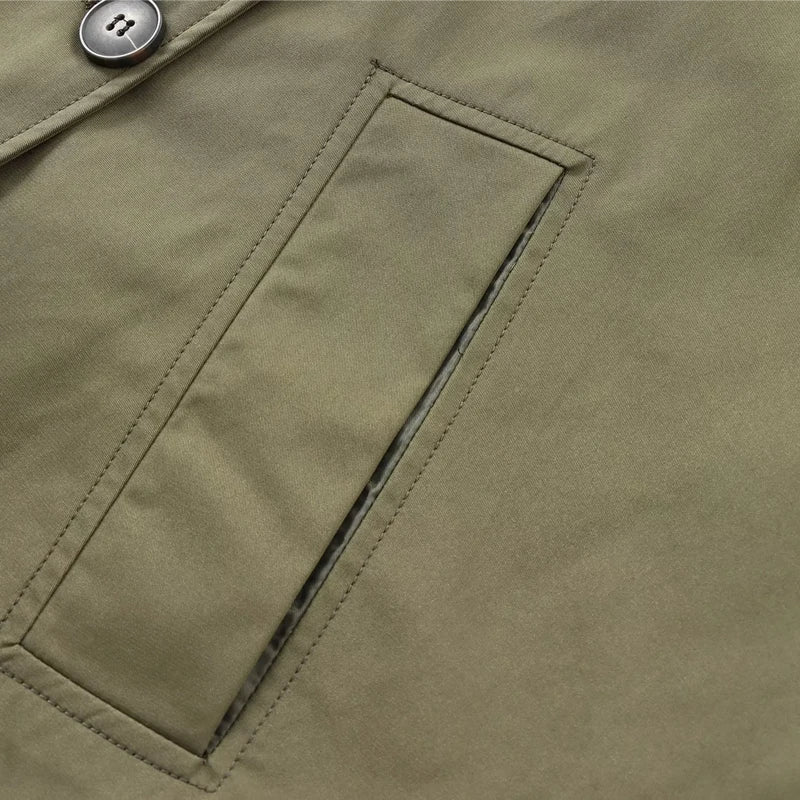 Cropped Trench Coat