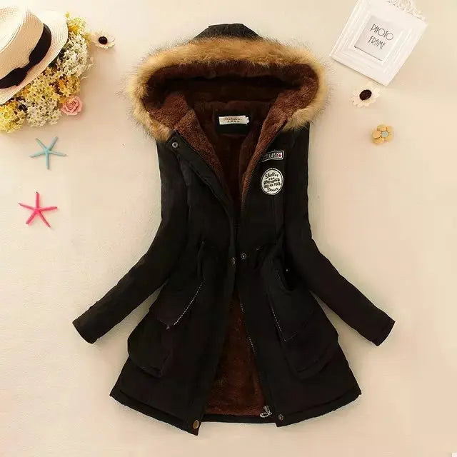 Embroidery Hooded Jacket