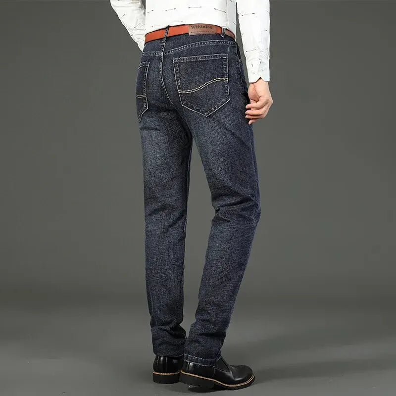 Casual Straight Classic Denim Jeans