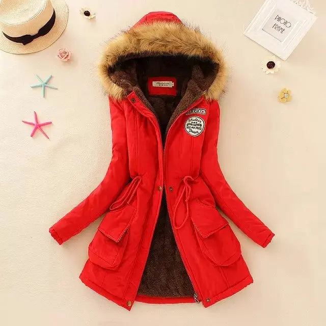 Embroidery Hooded Jacket
