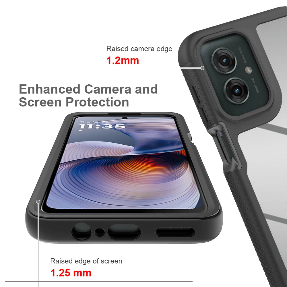 Armor Defend Case for Motorola Moto G55 G35 G32 G42 G52 G82 Shockproof Phone Cover Hard PC Front Frame + TPU Shell Funda Capa