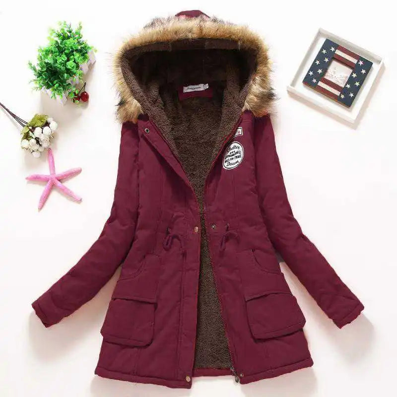 Embroidery Hooded Jacket